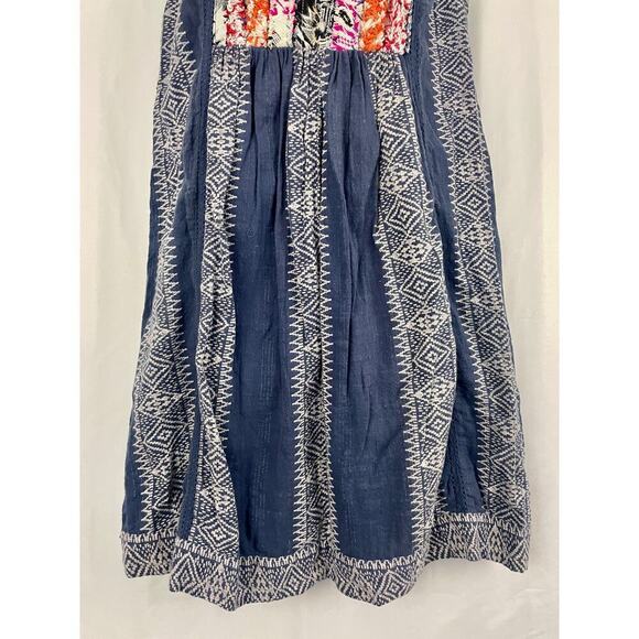 Philosophy Blue Cotton Sleeveless Dress PS Petites Women's Lined - Picture 10 of 11